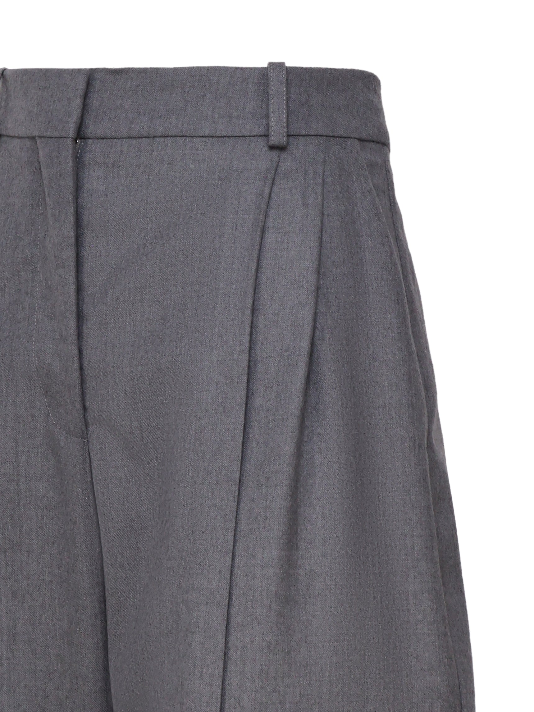 Stella Mccartney Trousers Light Grey Melange T: Wool