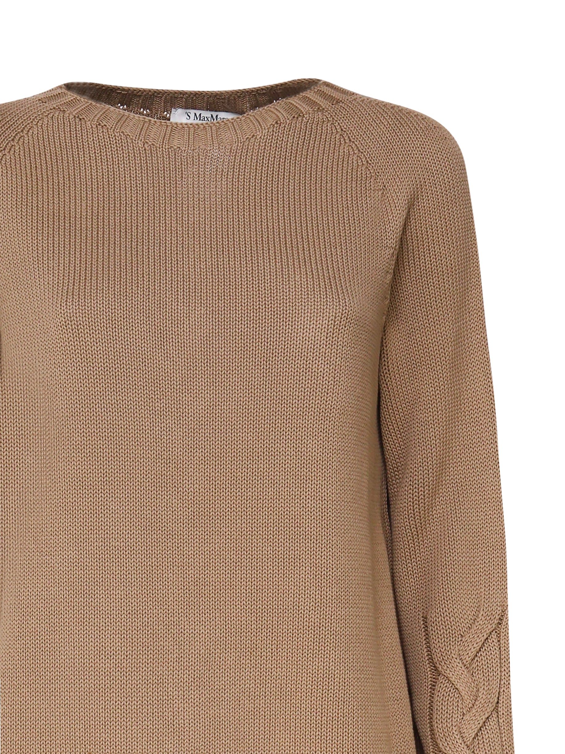 S Max Mara Sweaters Brown Cotone