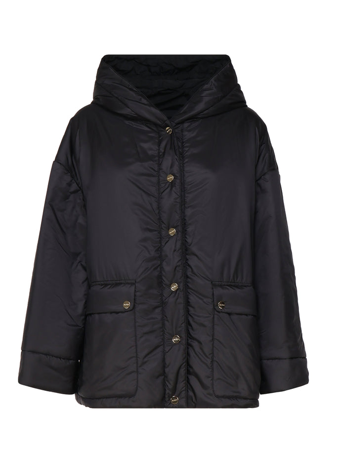 Max Mara The Cube Coats Black Poliestere