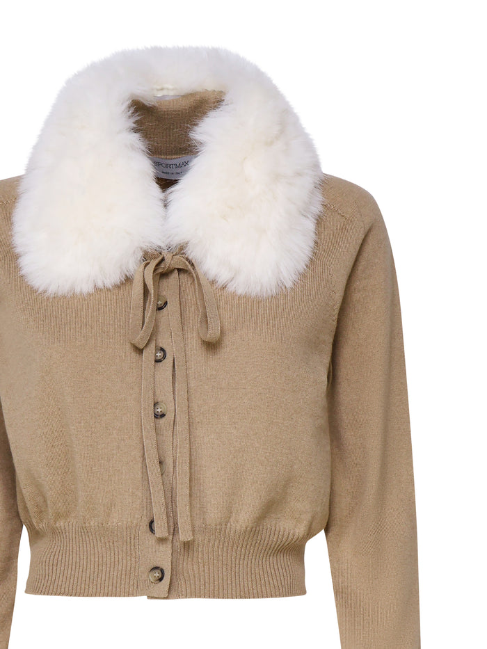 Sportmax Sweaters Brown Virgin Wool