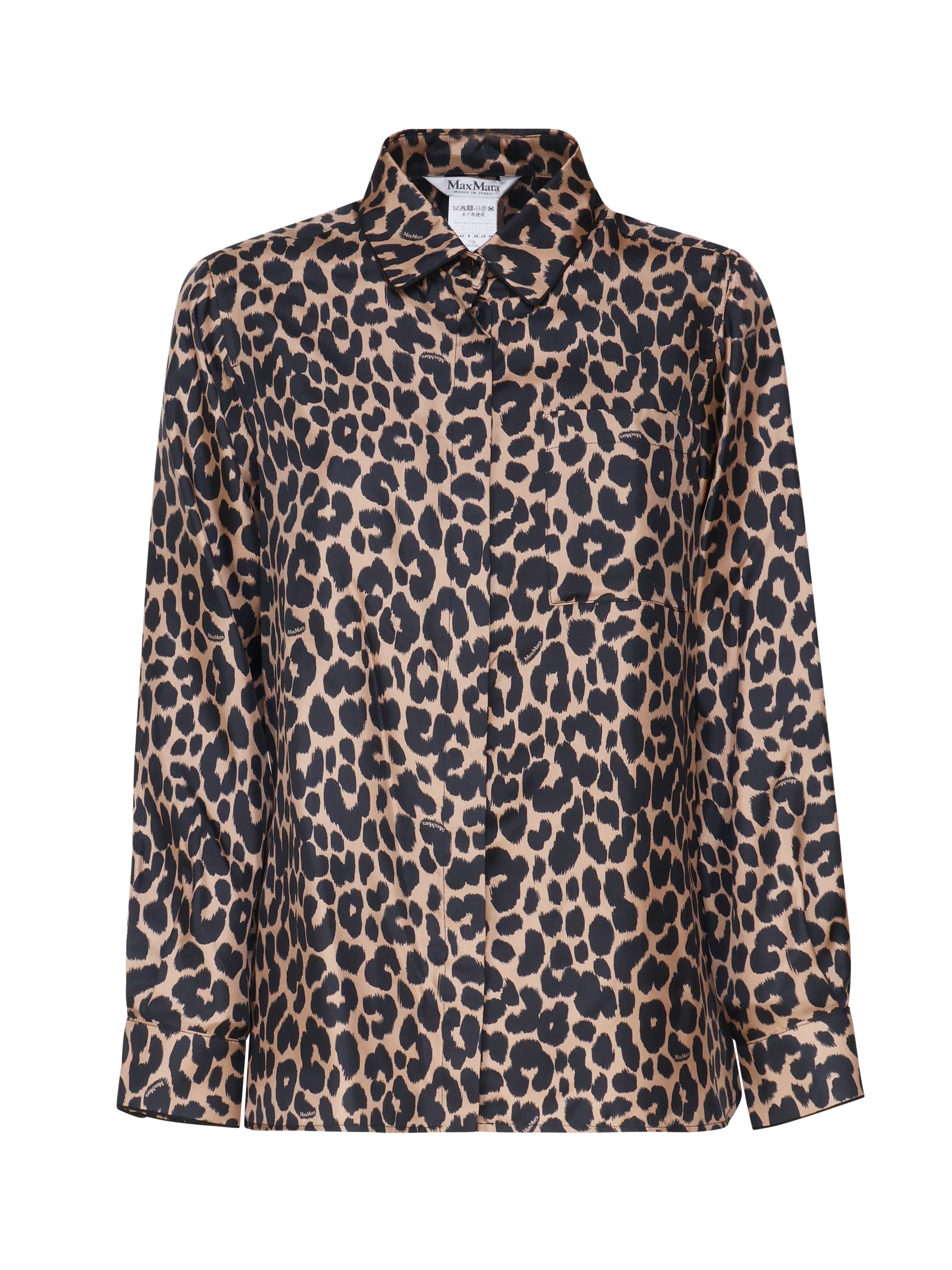 Max Mara Shirts Brown Seta