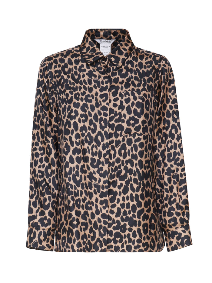 Max Mara Shirts Brown Seta
