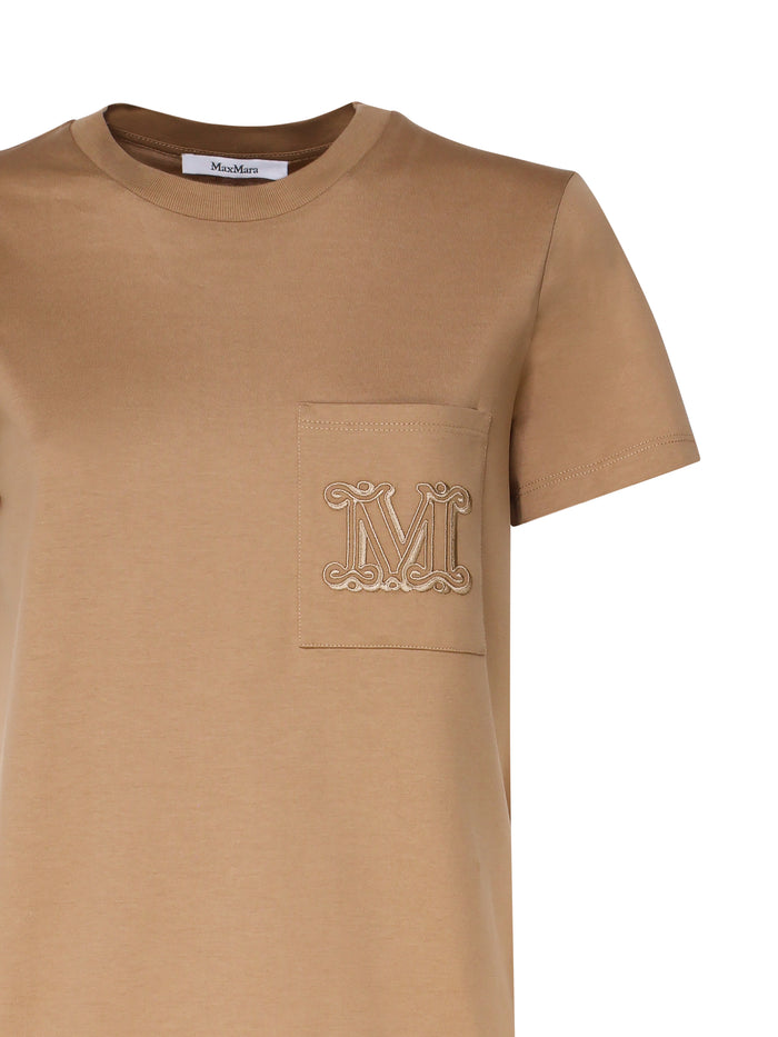 Max Mara T-Shirts And Polos Brown A Maglia Cotone