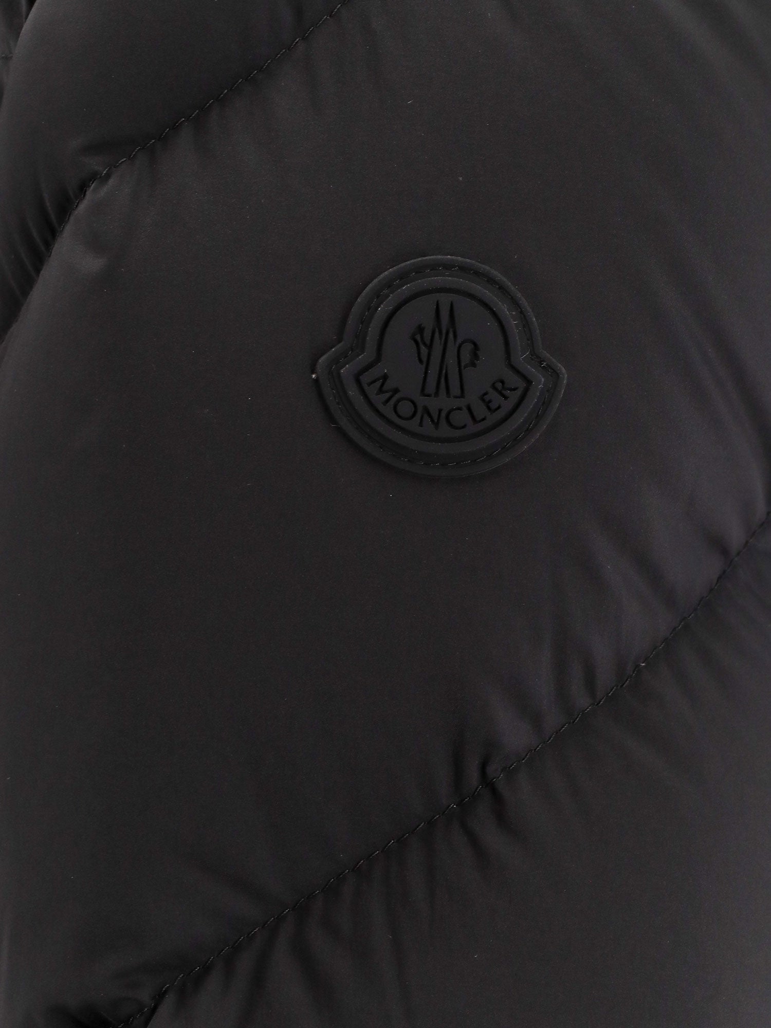 Moncler Jackets Black Poliammide