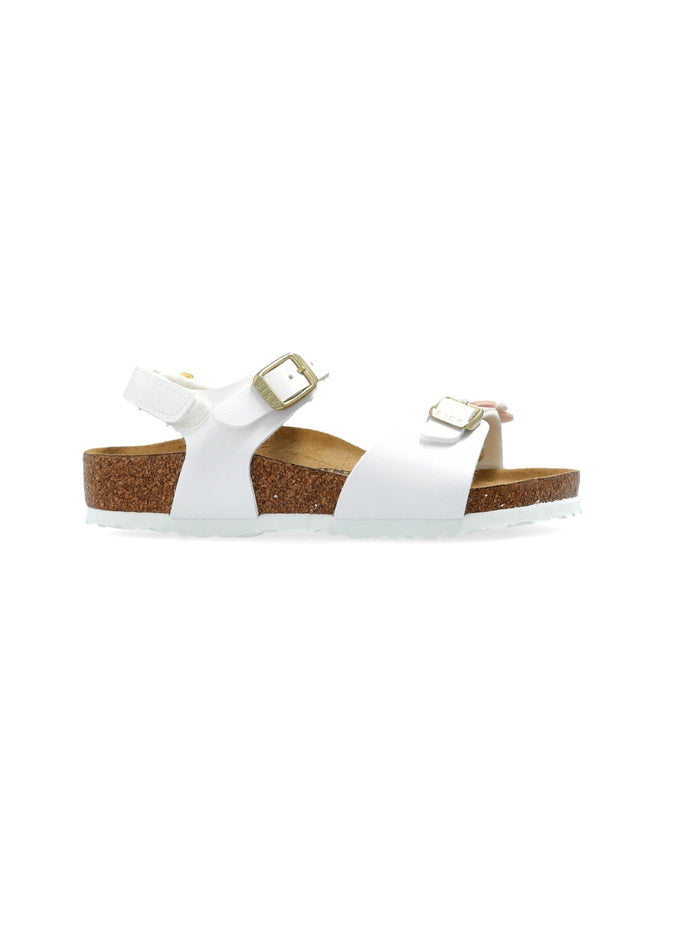 Rio Hl Kids Flowers White Calf Leather | Shoe