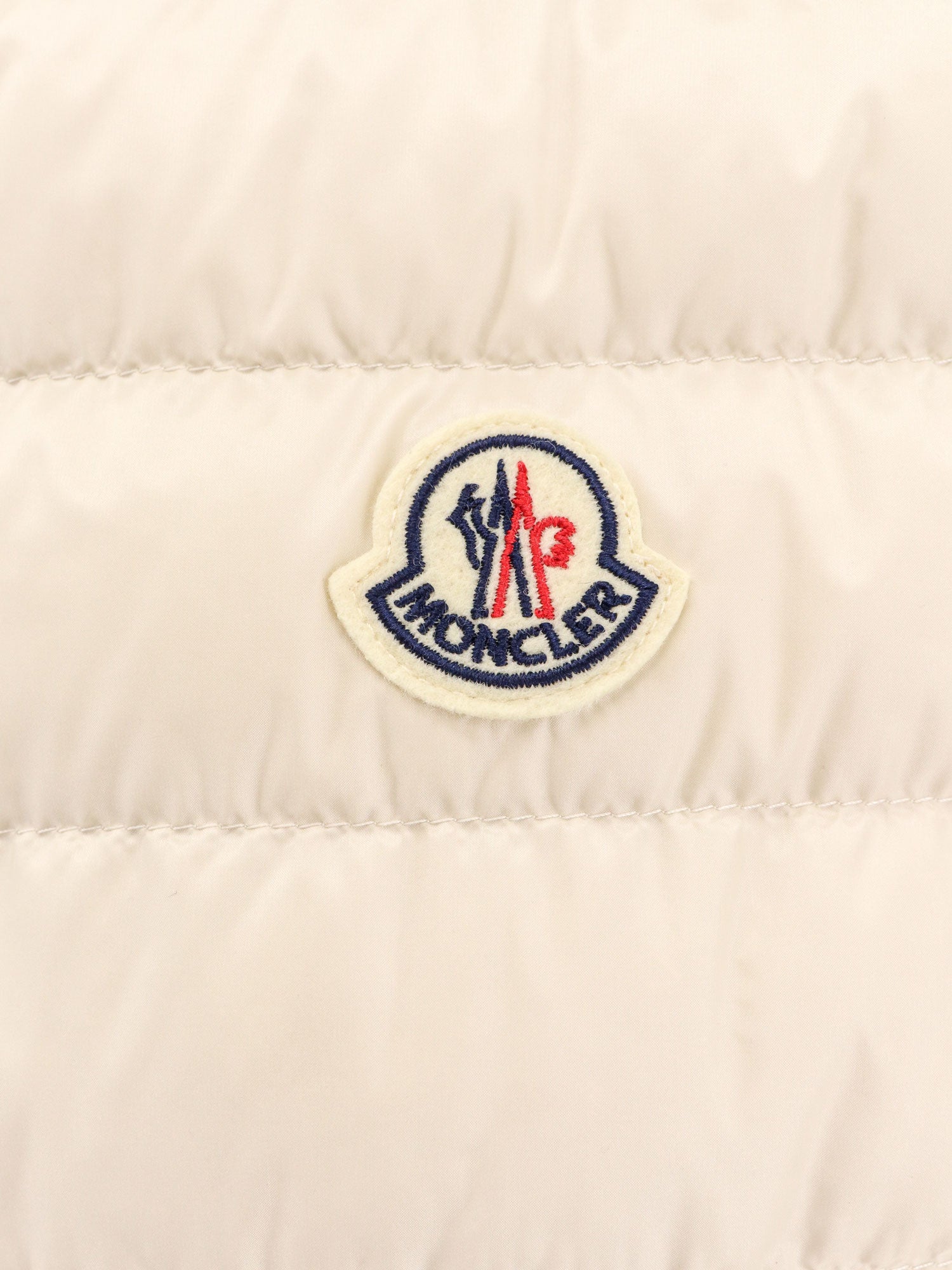 Moncler Jackets White Nylon Riciclato