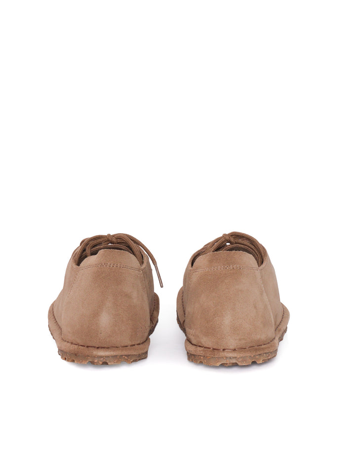 Utti Lace S gray taupe, Suede Leather Tortora Sole In Eva Loafer