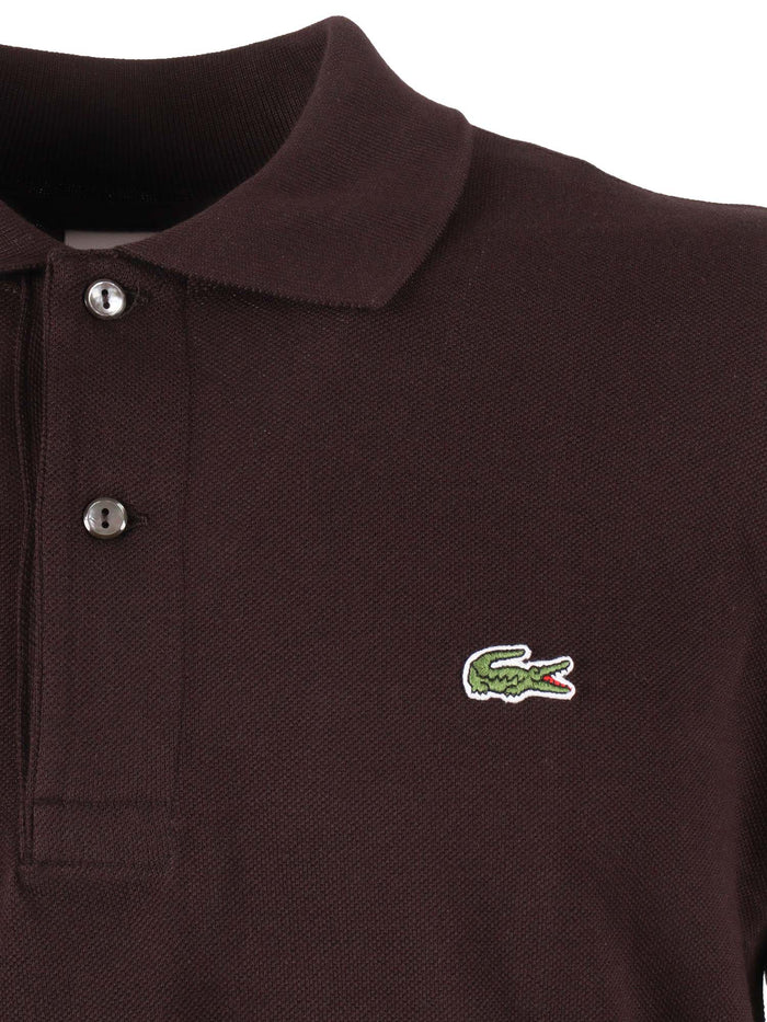 BEST SHORT SLEEVE POLO Brown Cotton Sleeves