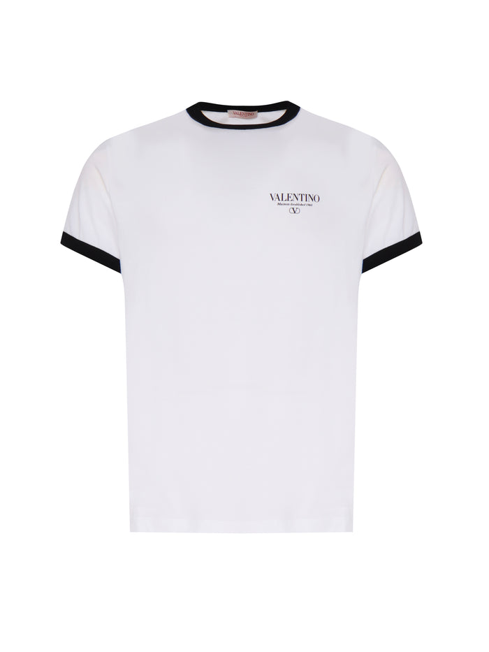 Valentino Garavani T-Shirts And Polos White, Black