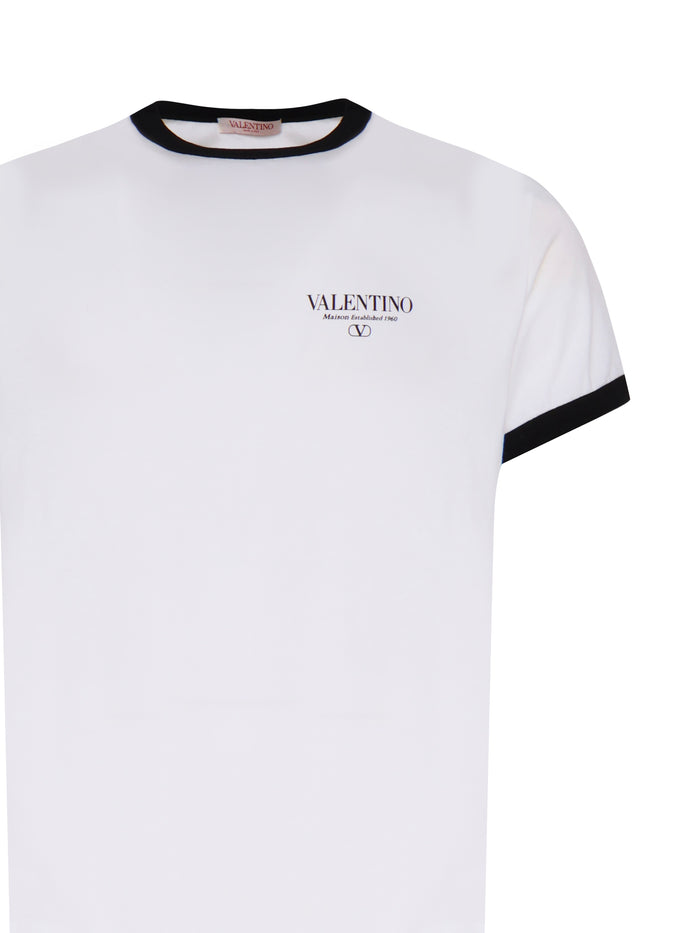 Valentino Garavani T-Shirts And Polos White, Black