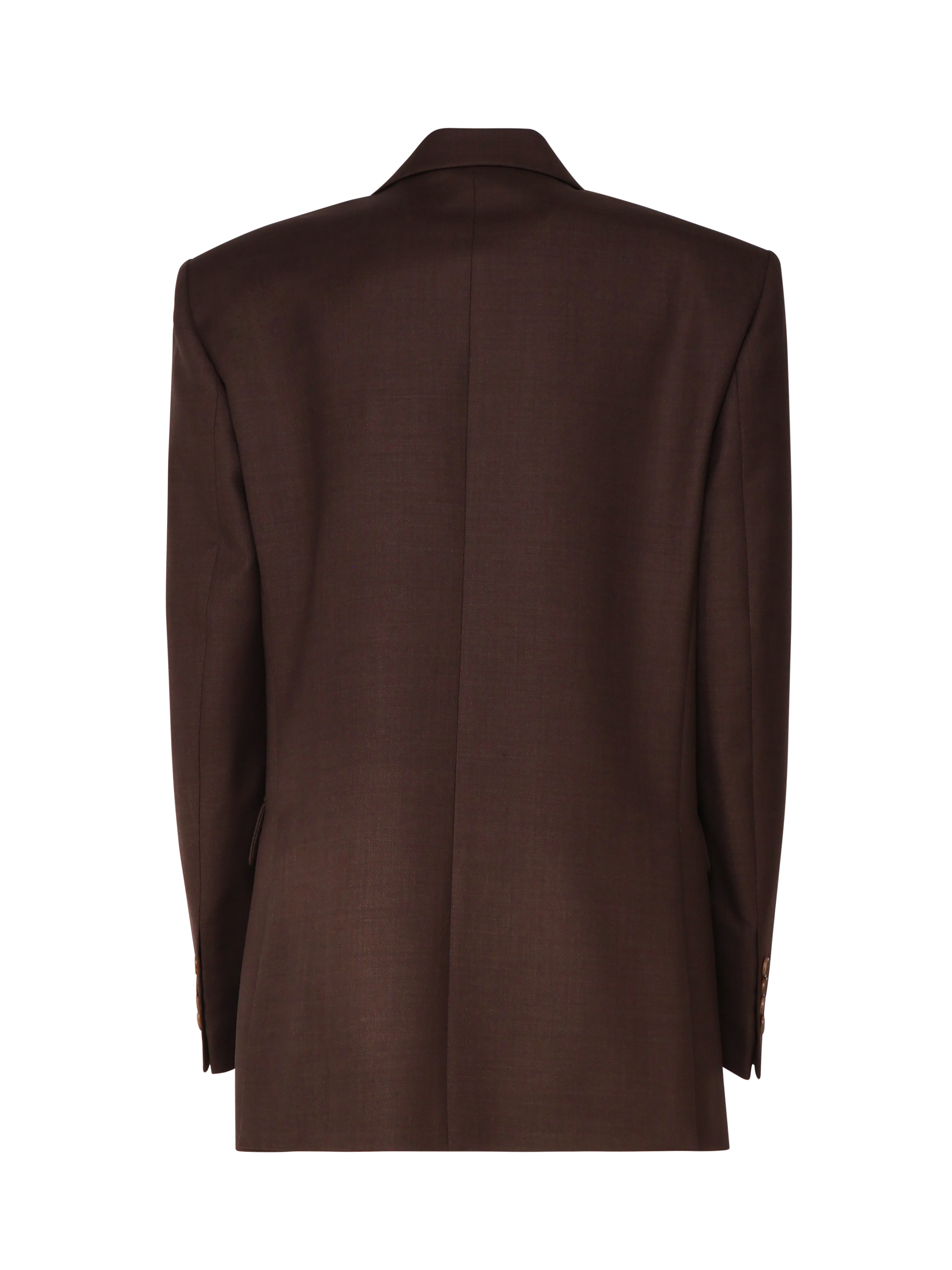 Magda Burtym Jackets Brown Wool Elastane