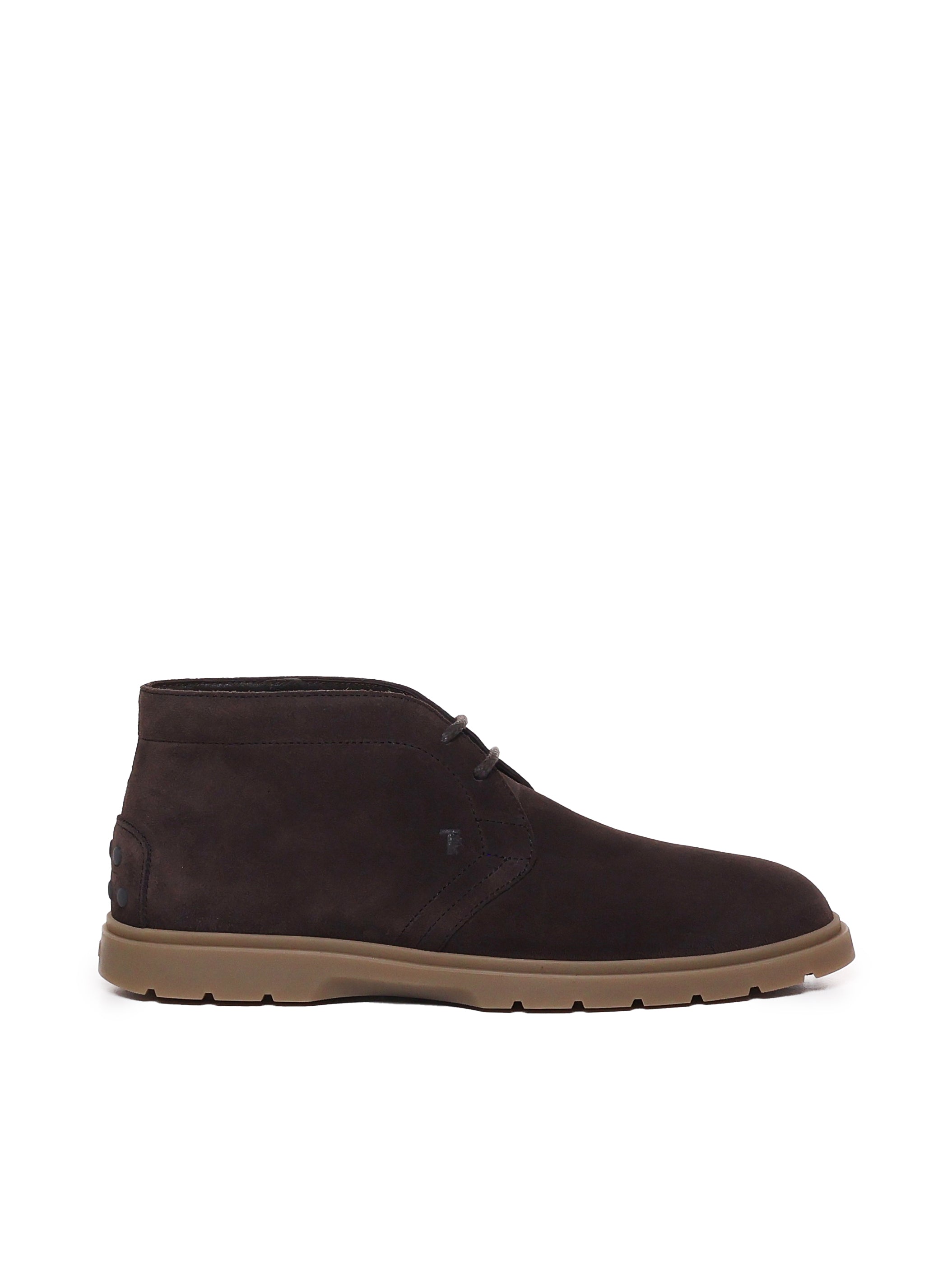 Tods Boots Brown Suede