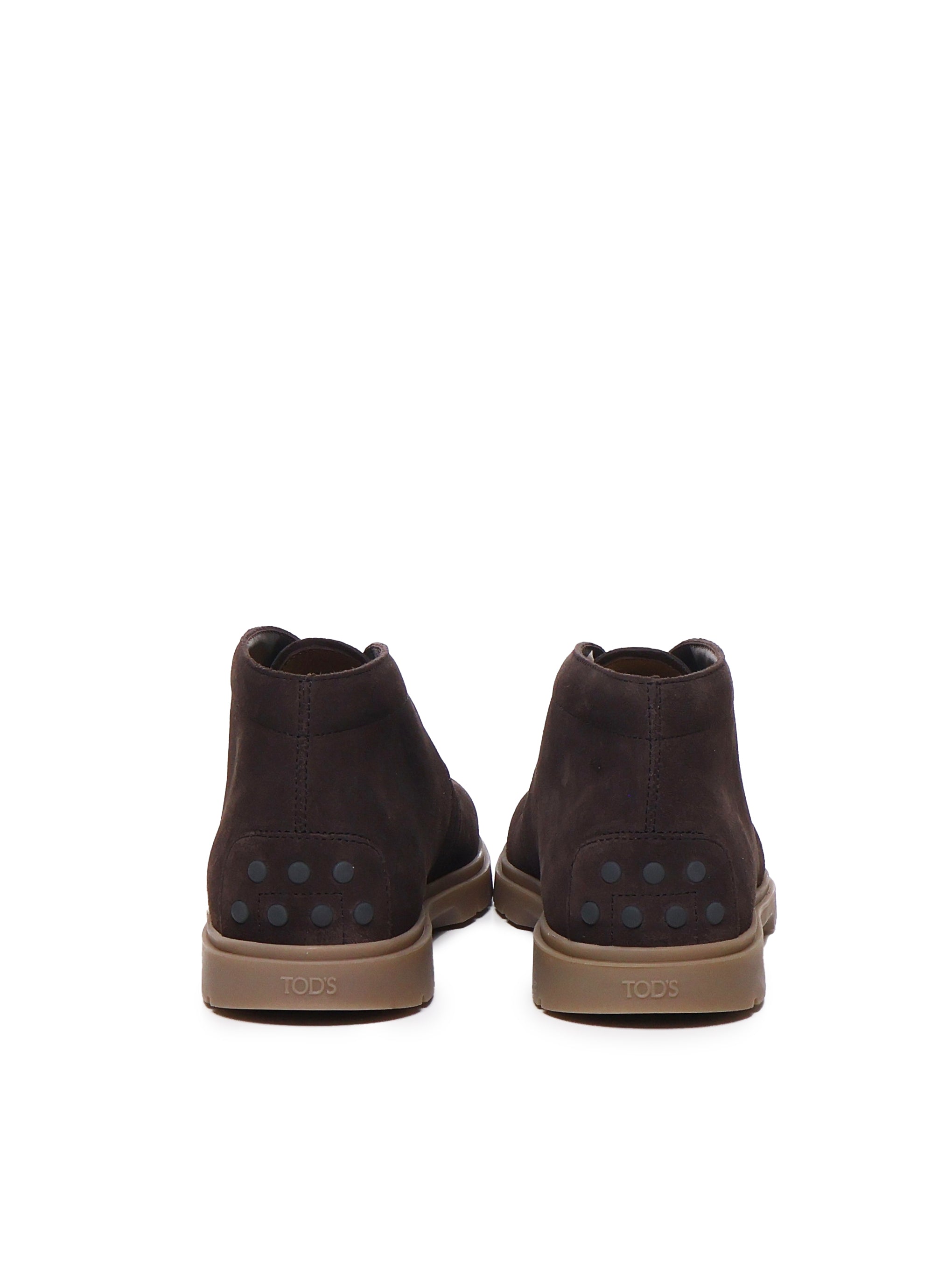 Tods Boots Brown Suede