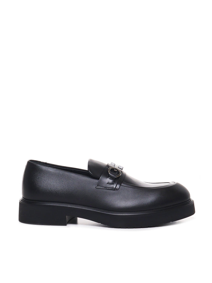 Ferragamo Flat Shoes Black Upper:calf