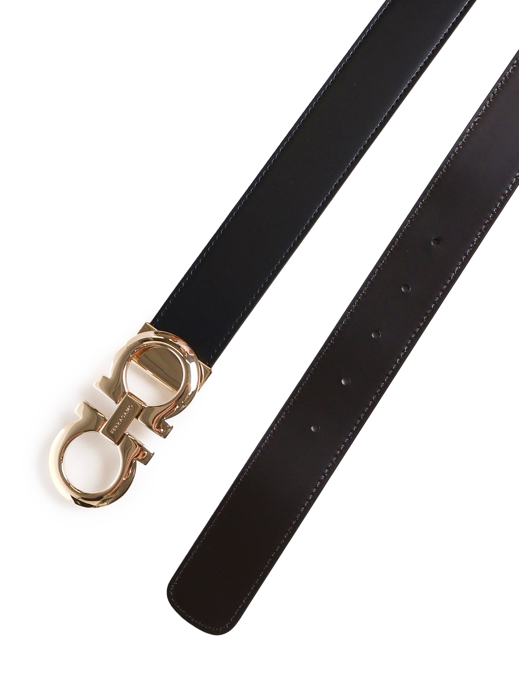 Ferragamo Belts Black Calf