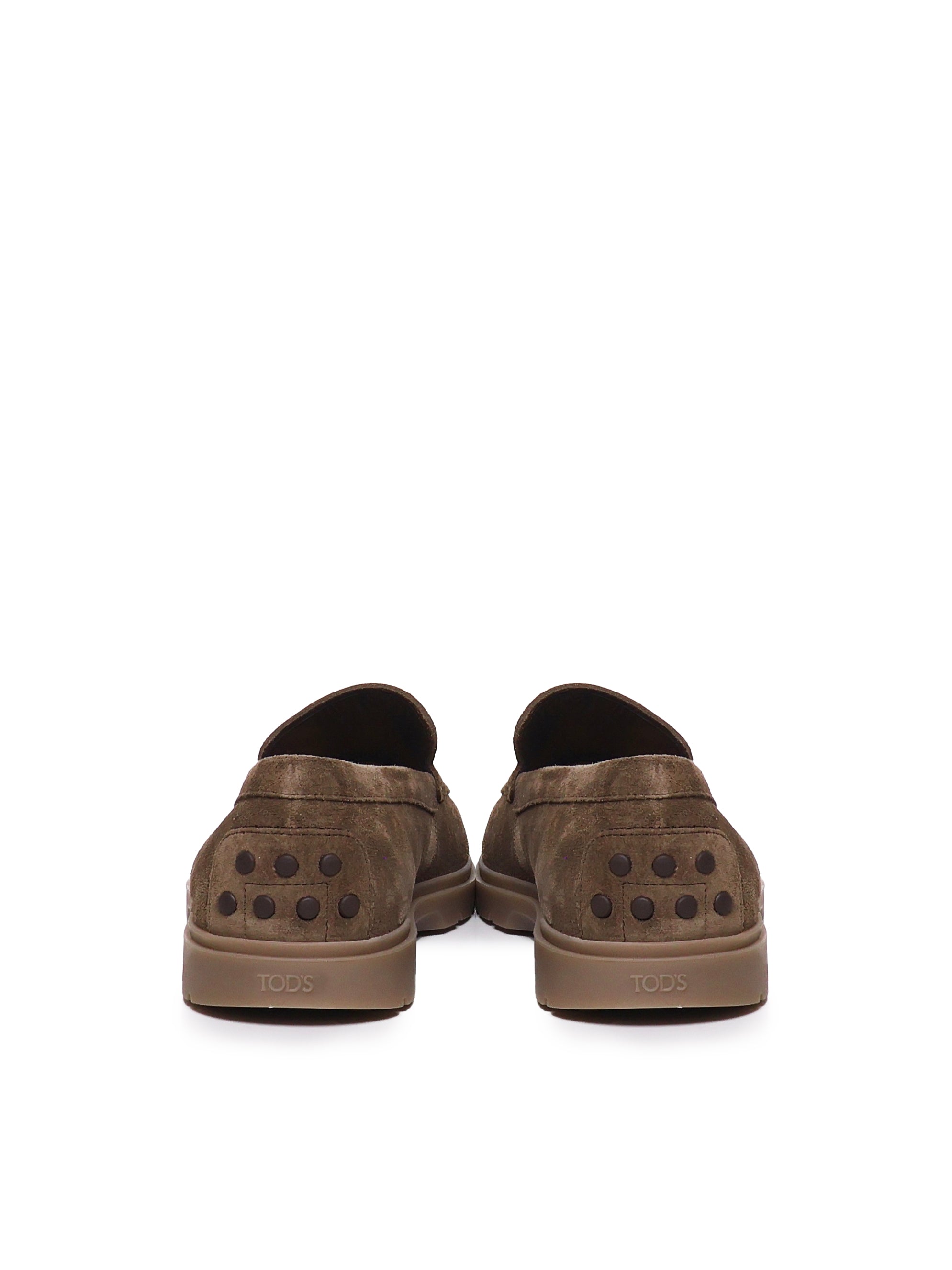 Tods Flat Shoes Beaver Suede