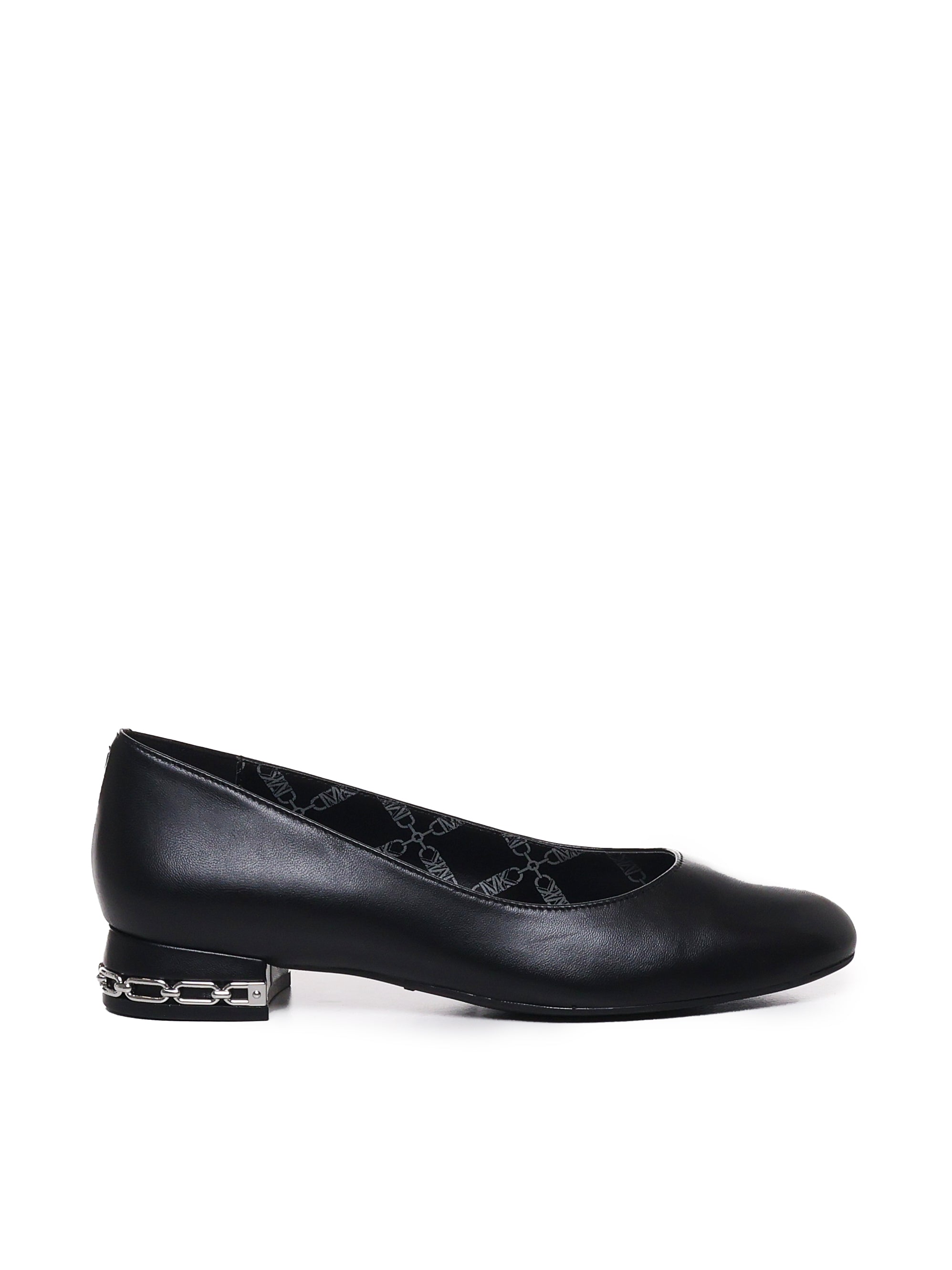 Michael Kors Flat Shoes Black Sheep Leather