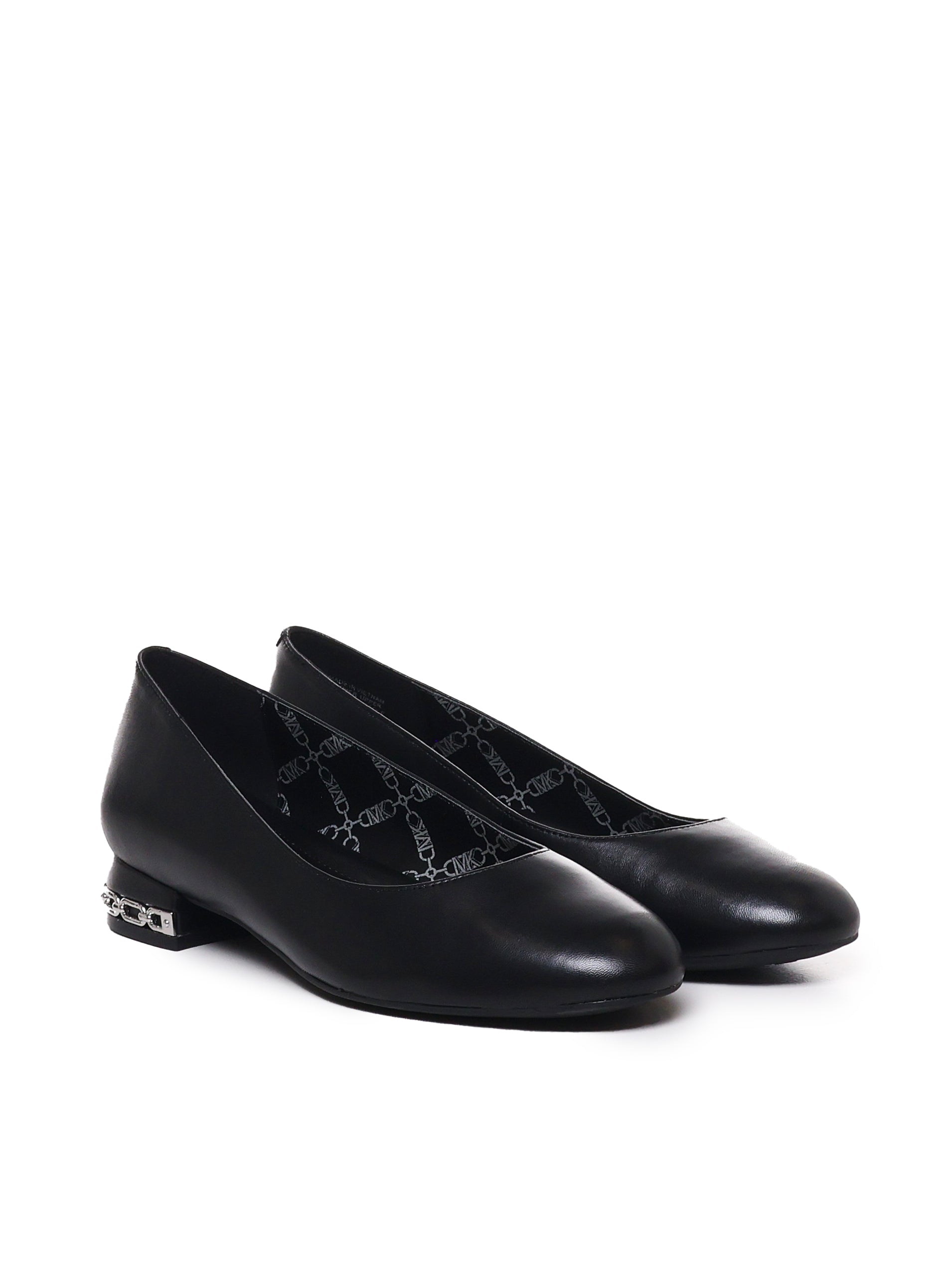 Michael Kors Flat Shoes Black Sheep Leather