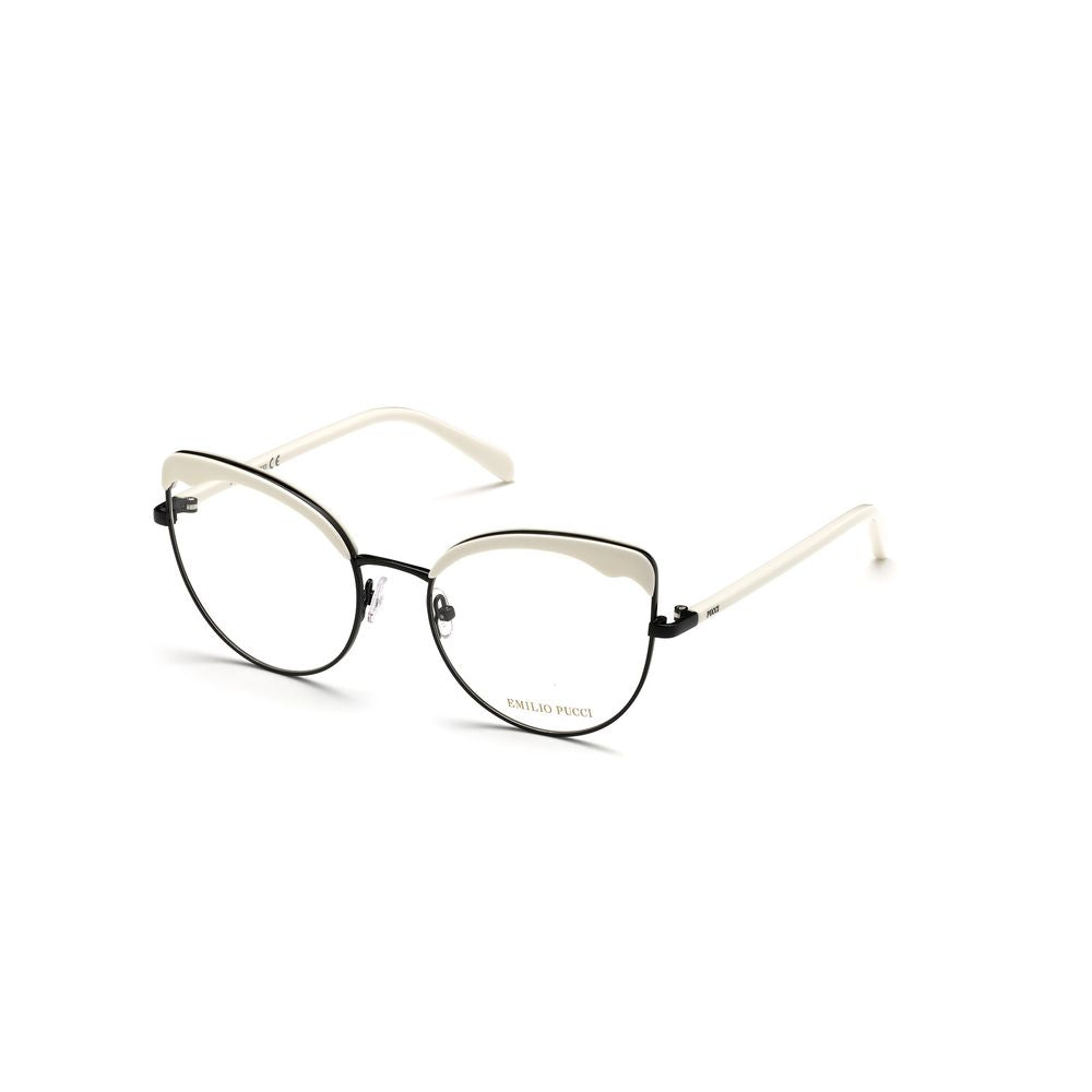 Black Metal Glasses (frames) Accessory