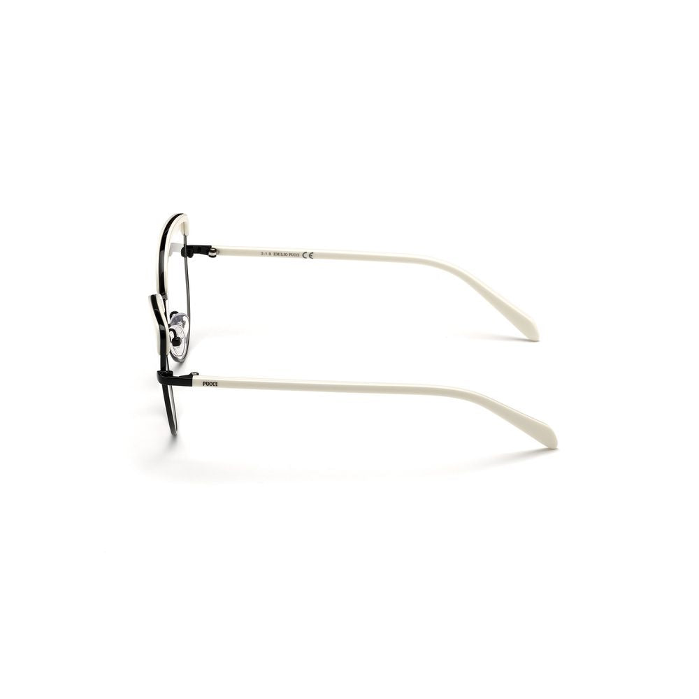 Black Metal Glasses (frames) Accessory