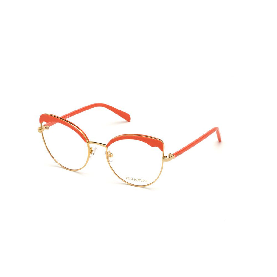 Emilio Pucci EPEP513155030AC Metal and acetate eyeglasses in gold