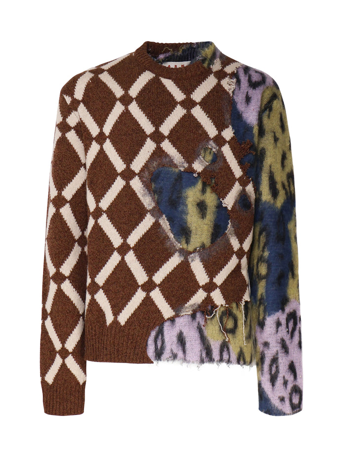 Marni Sweaters Multicolour Virgin Wool