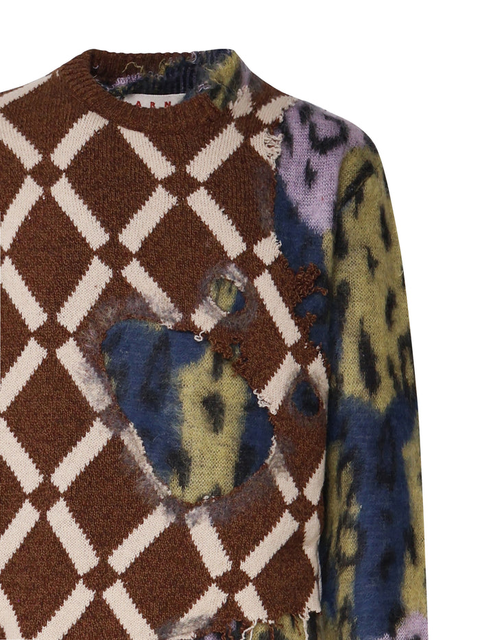 Marni Sweaters Multicolour Virgin Wool