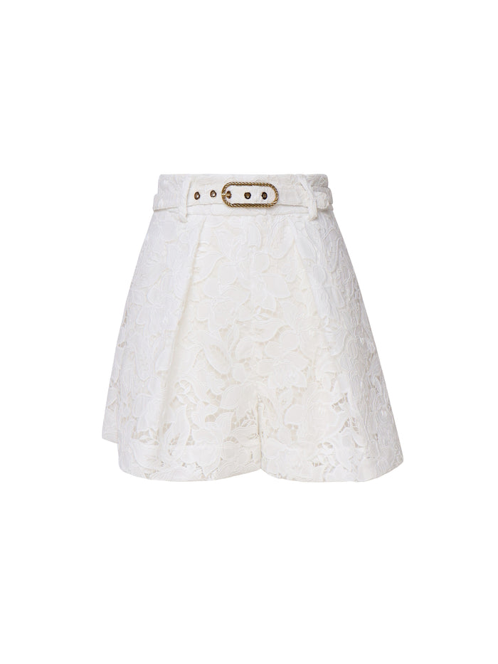 Zimmermann Shorts White Cotton
