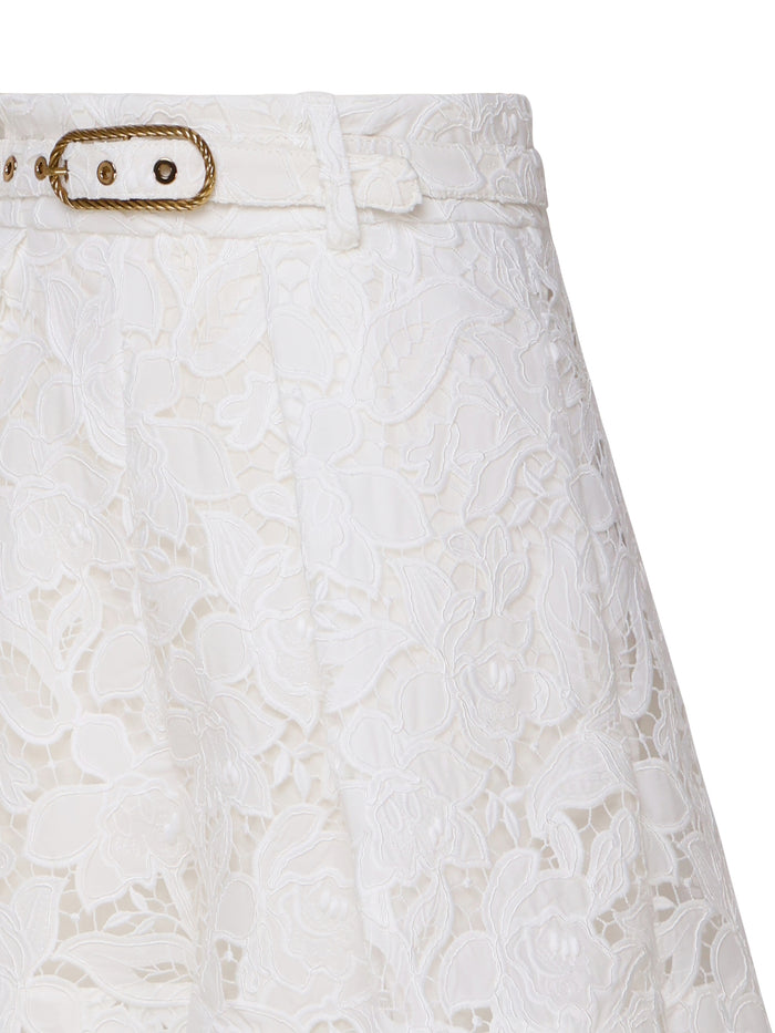 Zimmermann Shorts White Cotton