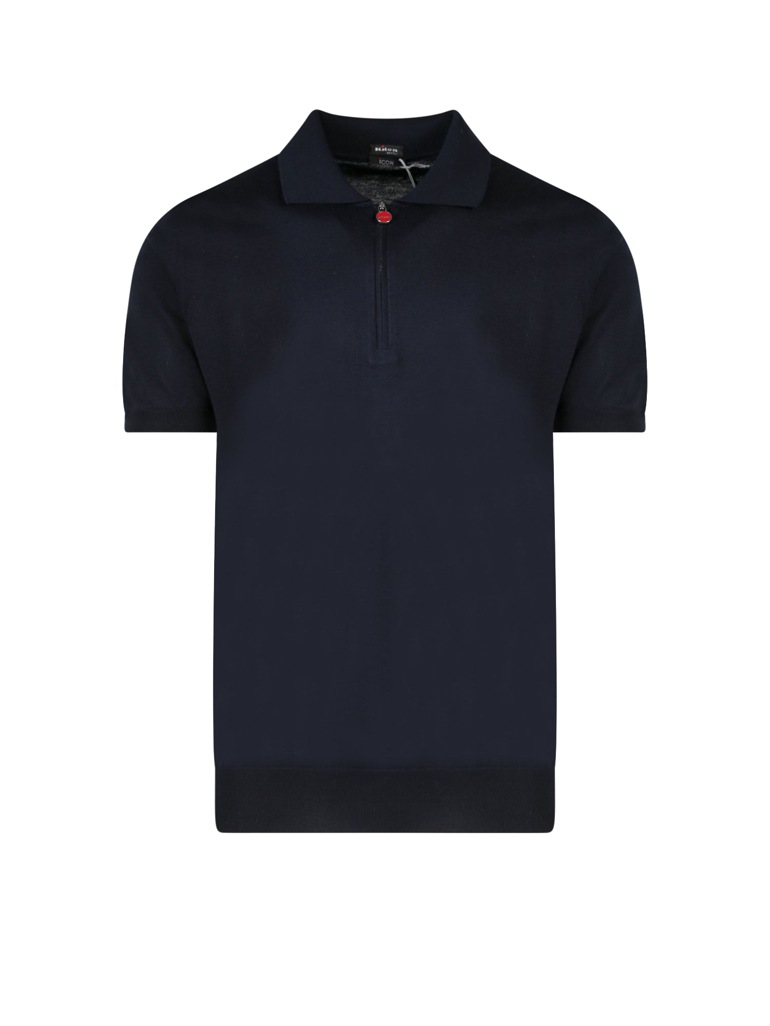 Kiton Ciro Paone T-Shirts And Polos Blue Cotone