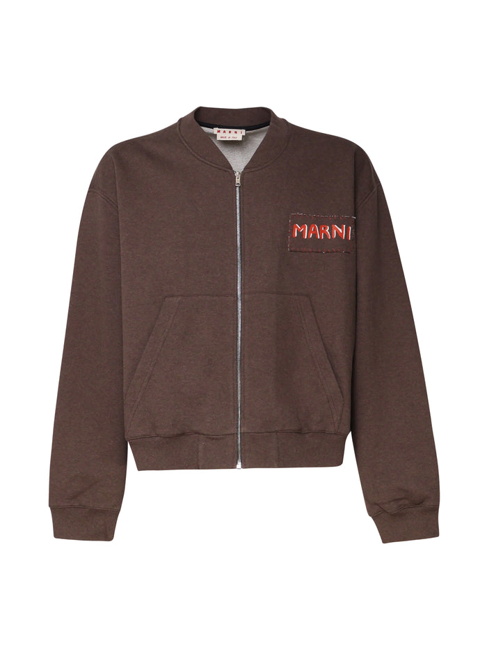 Marni Sweaters Coffee Cotton