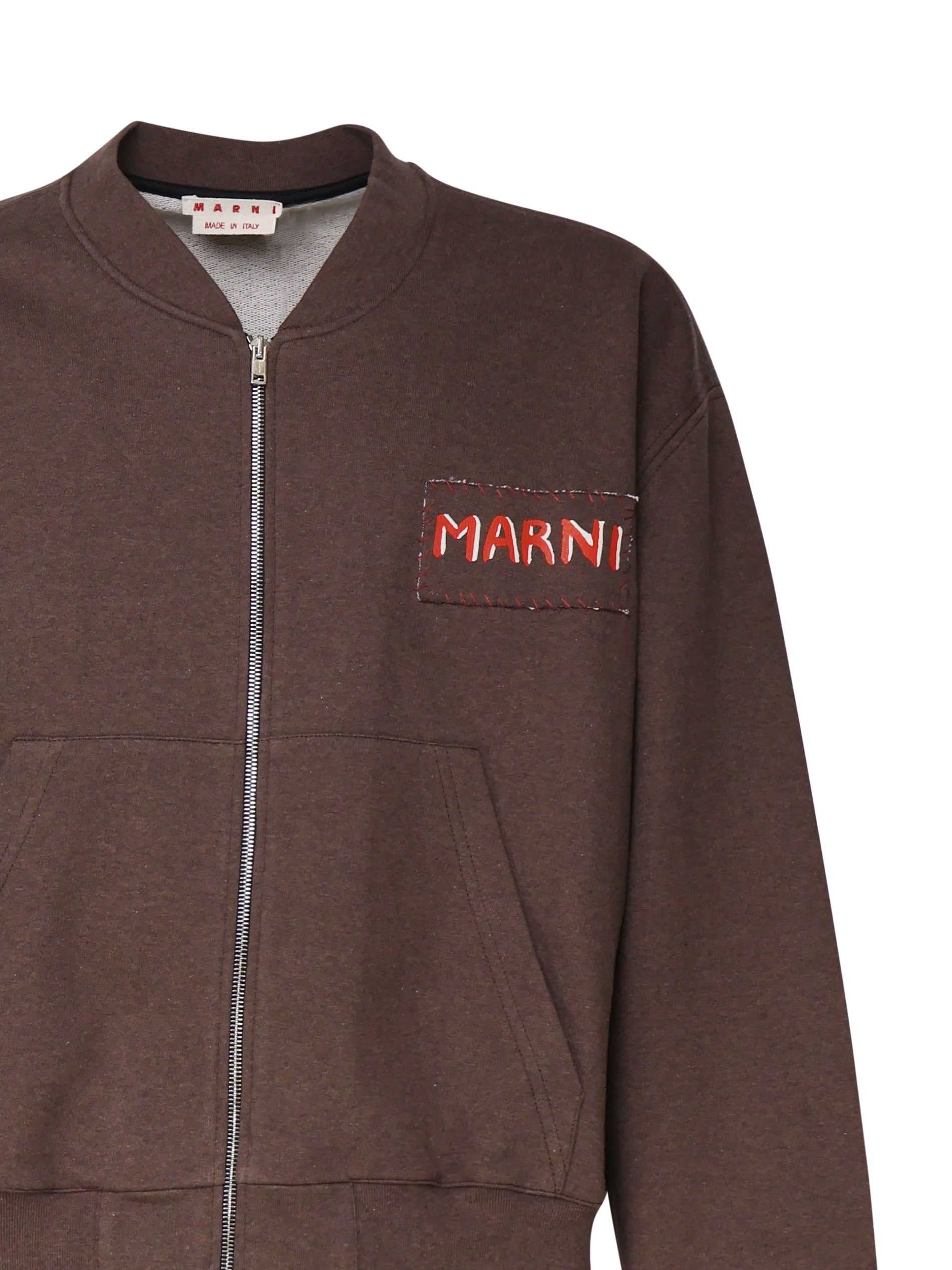 Marni Sweaters Coffee Cotton