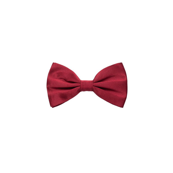 Dolce & Gabbana 100% Silk bow tie in burgundy