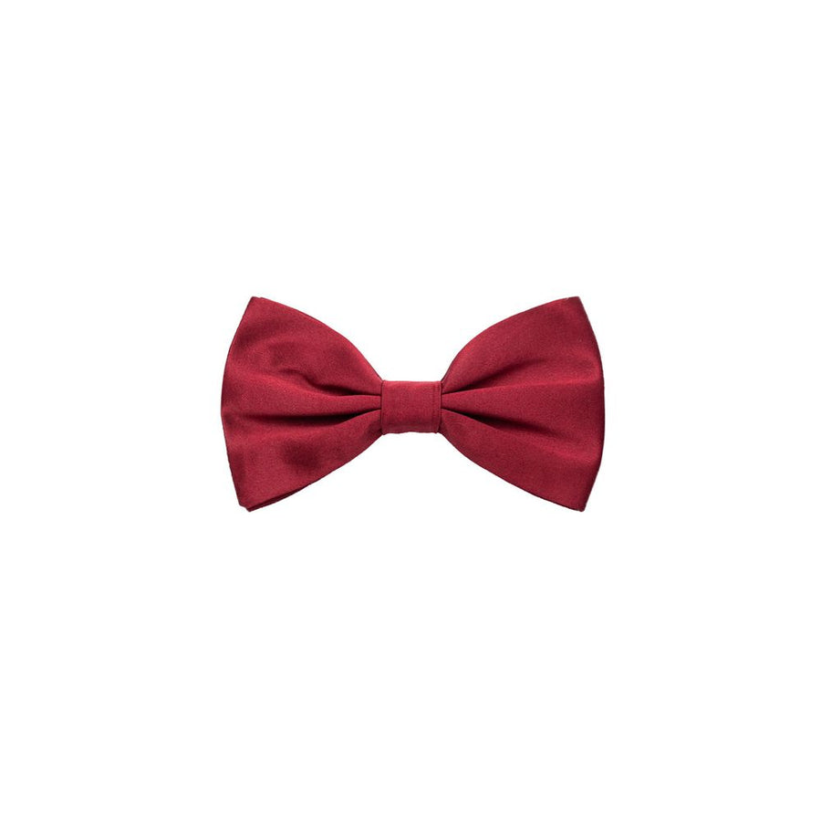 Dolce & Gabbana 100% Silk bow tie in burgundy