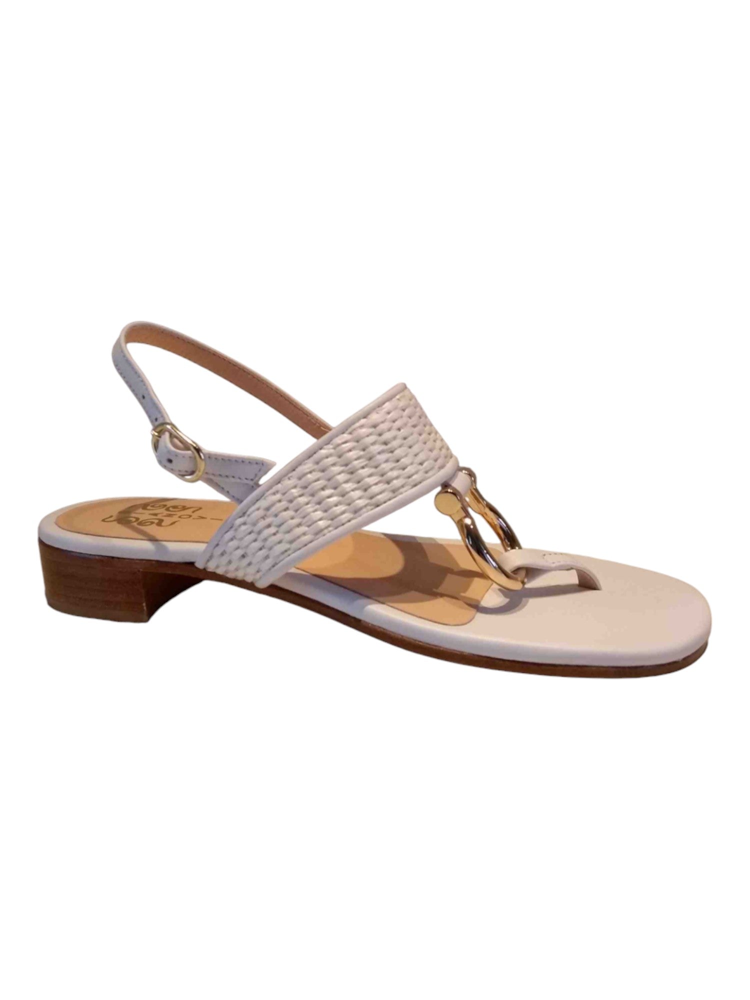 Marvela T20 White Raffia | Shoe