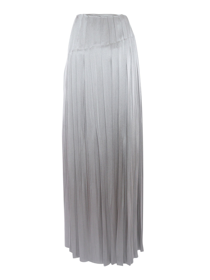 Skirt Grey Acrylic Silk