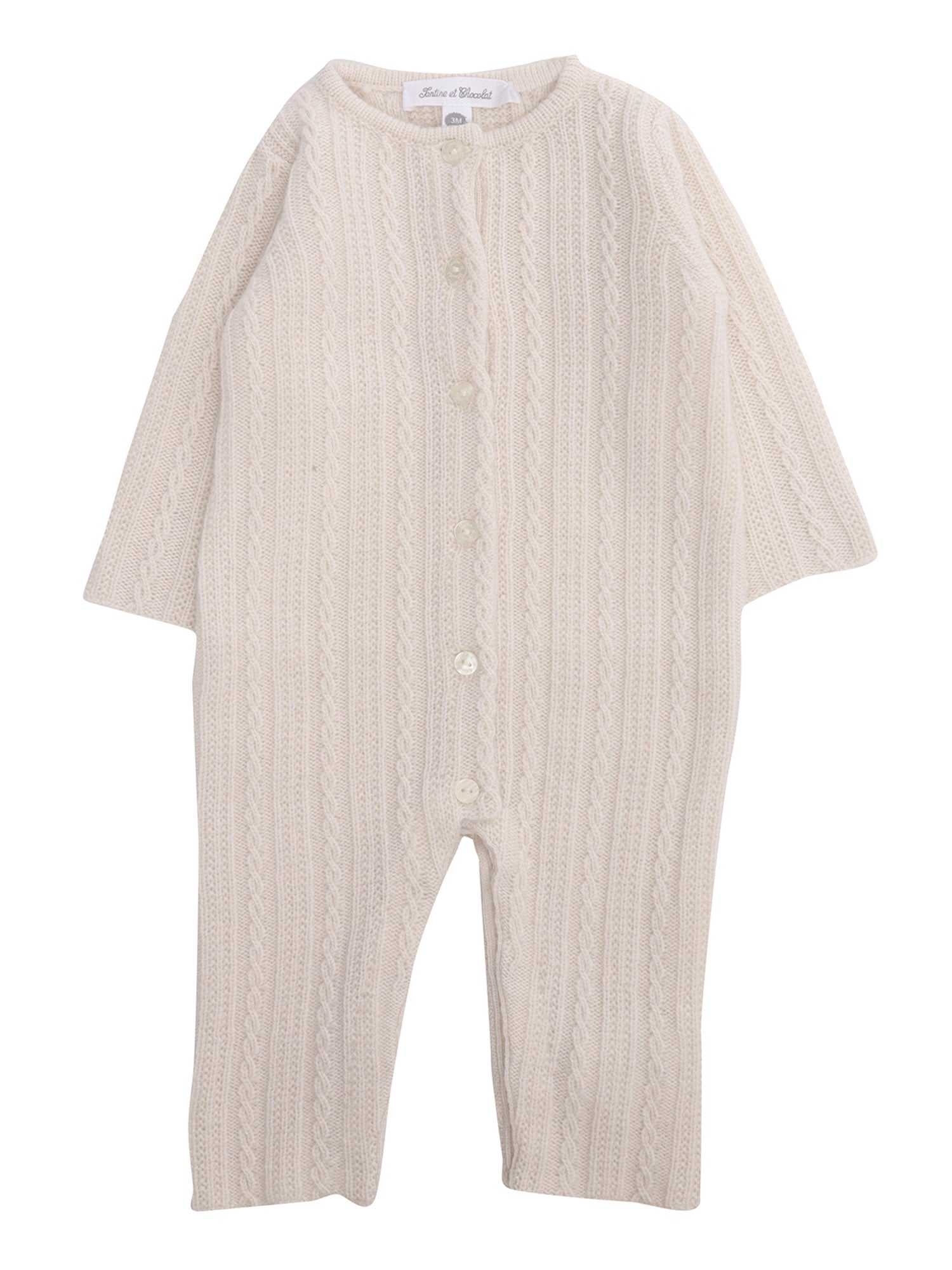 Cashmere romper Cream