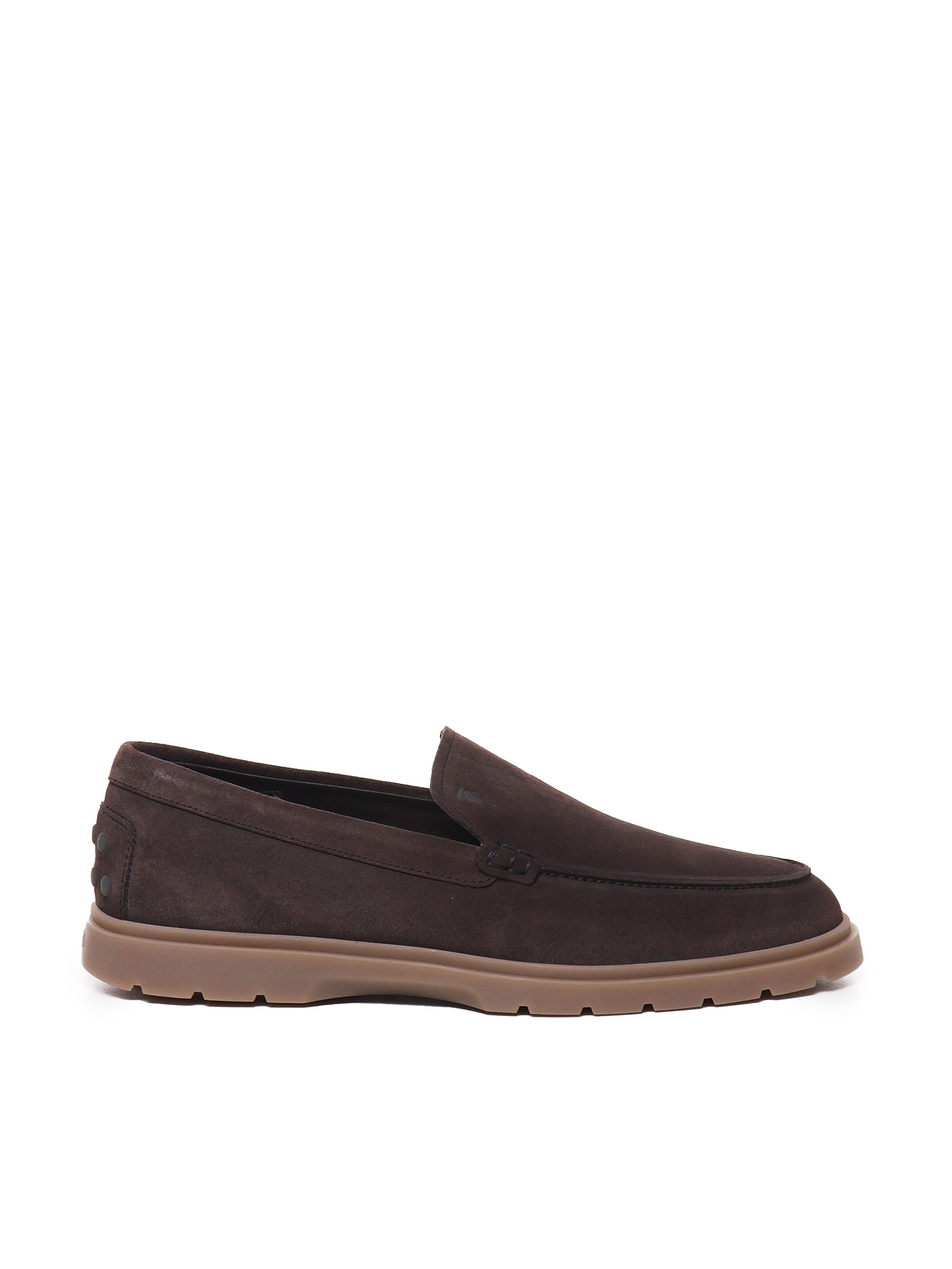 Tods Flat Shoes Mud Suede