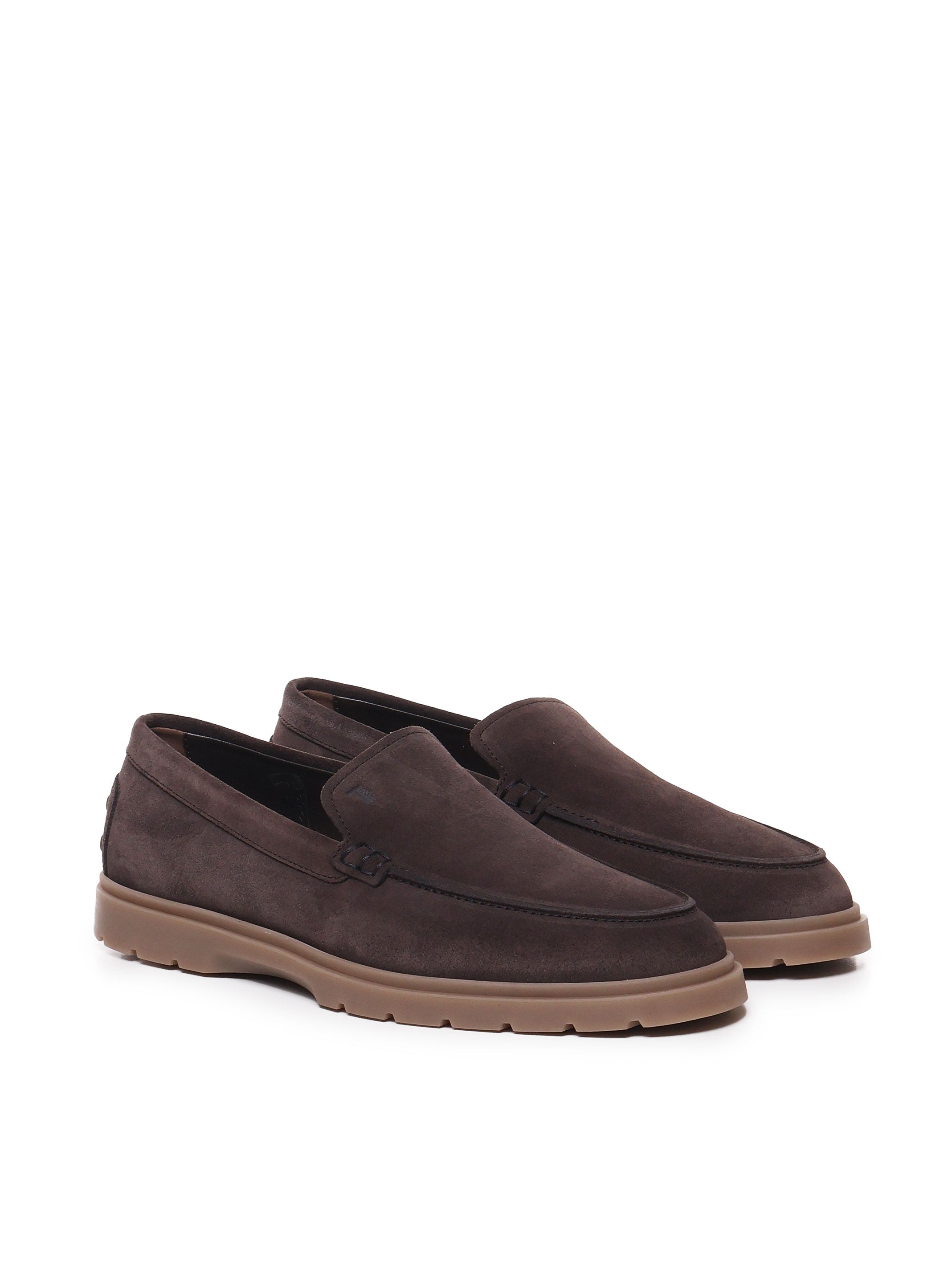Tods Flat Shoes Mud Suede