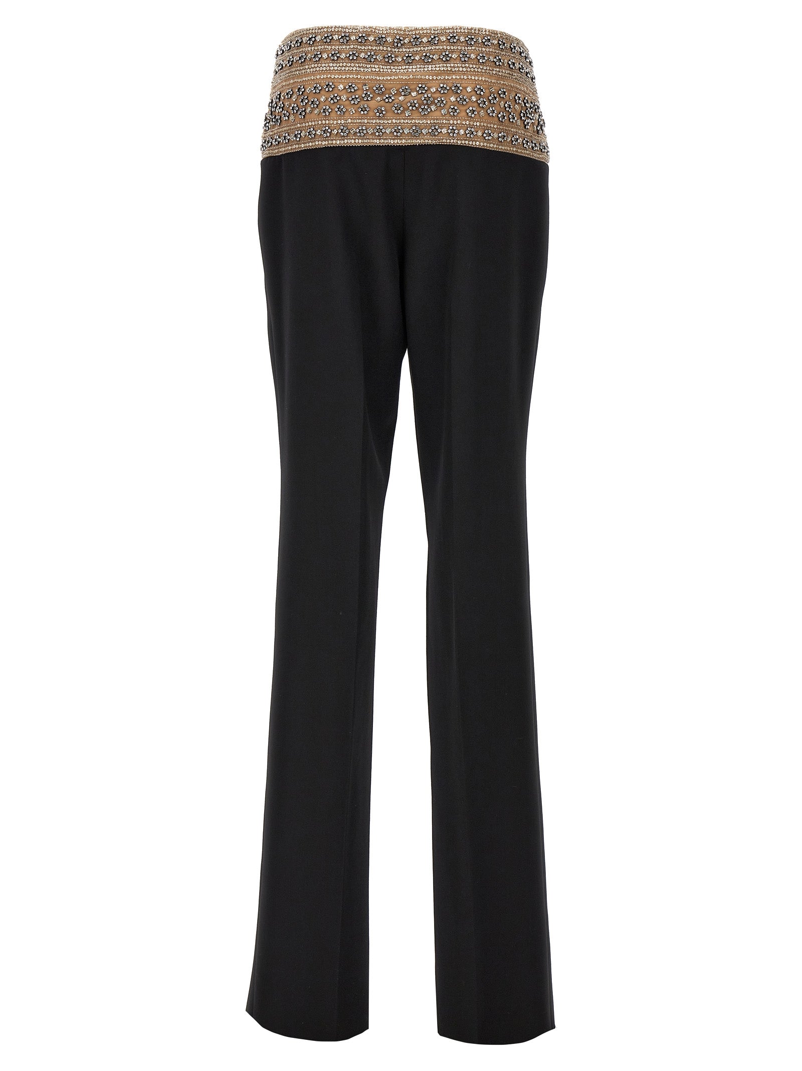 Smoking crystal trousers Black Wool Pant