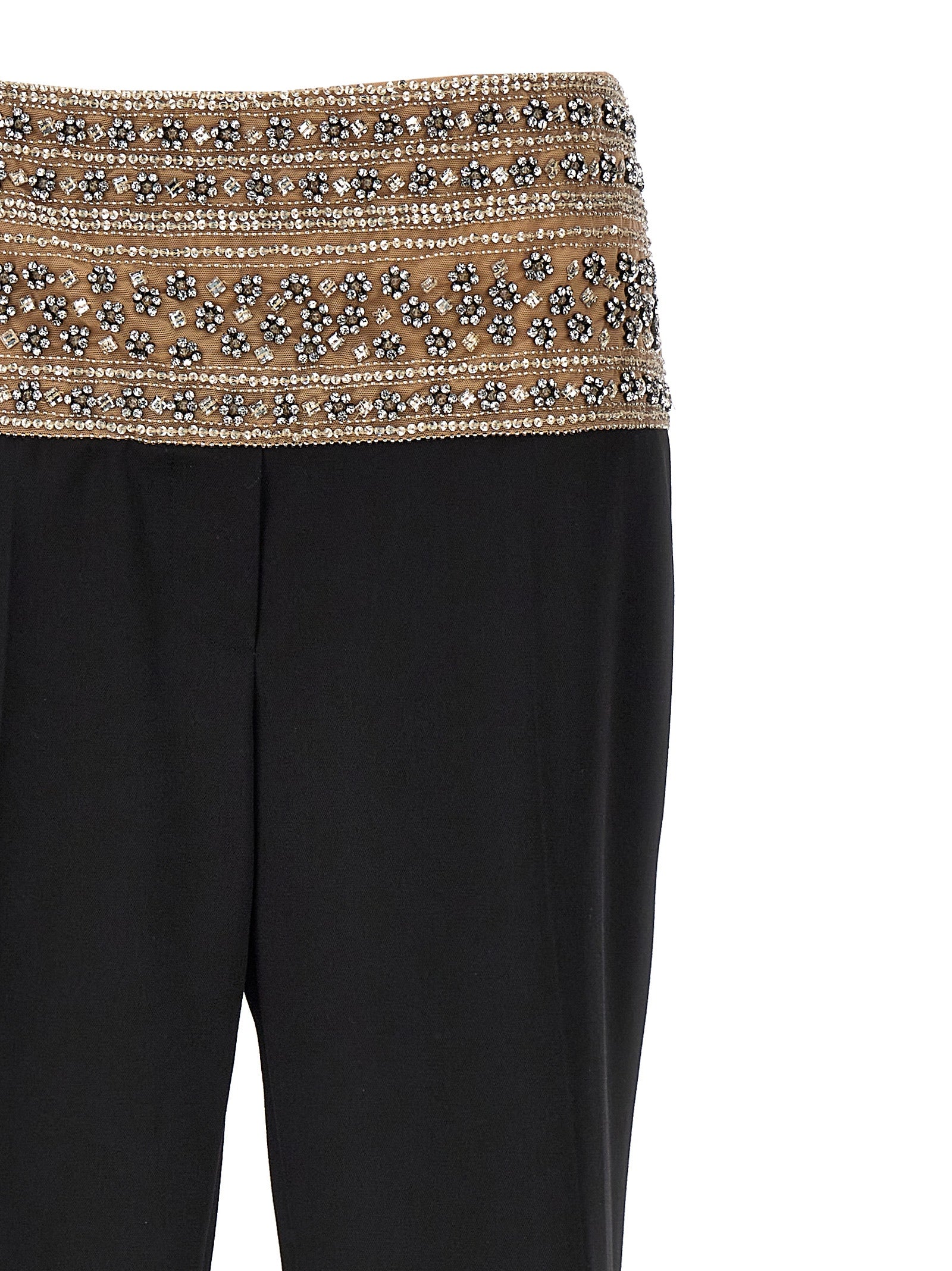 Smoking crystal trousers Black Wool Pant