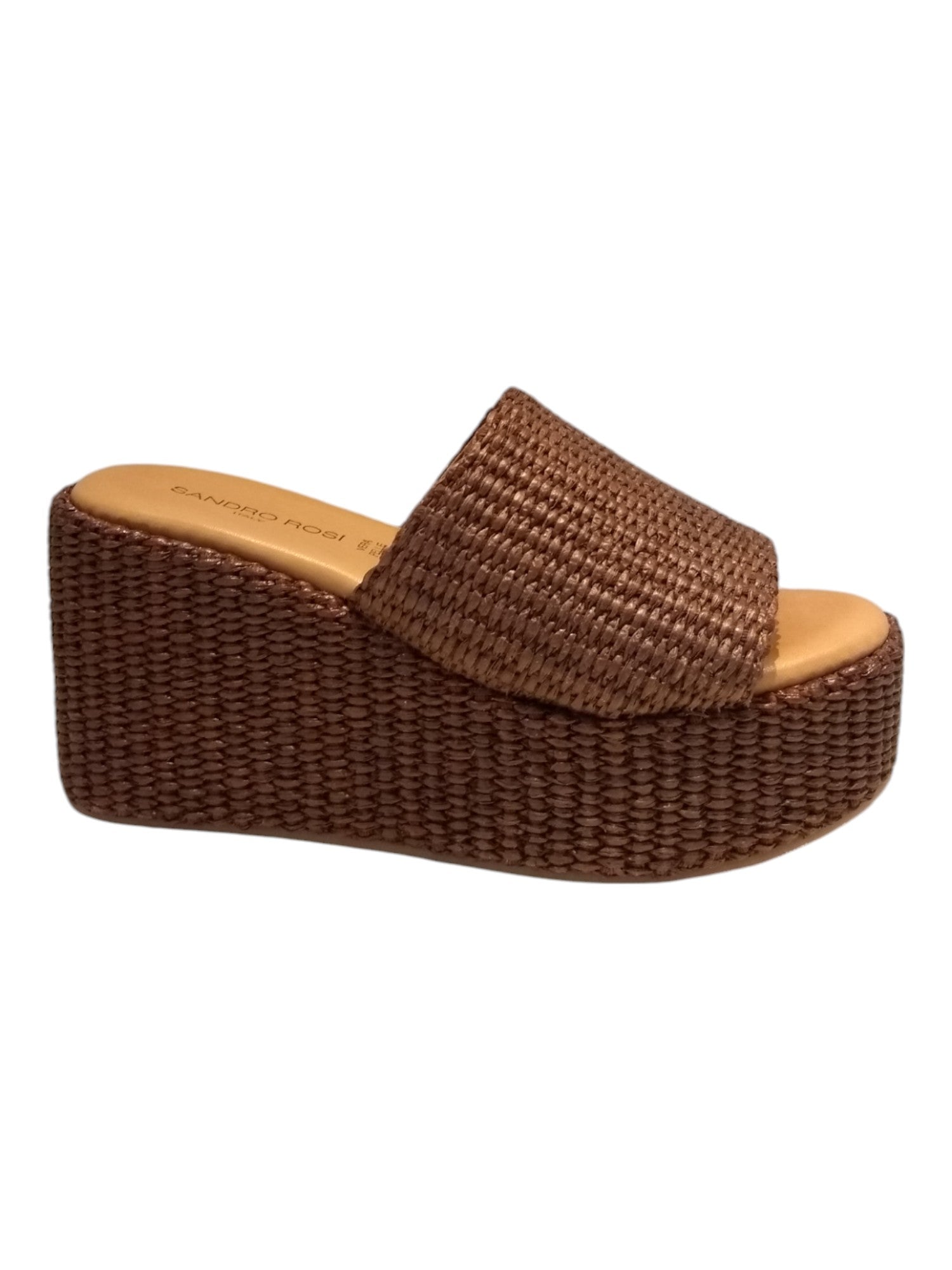 Fabric Brown Raffia | Shoe