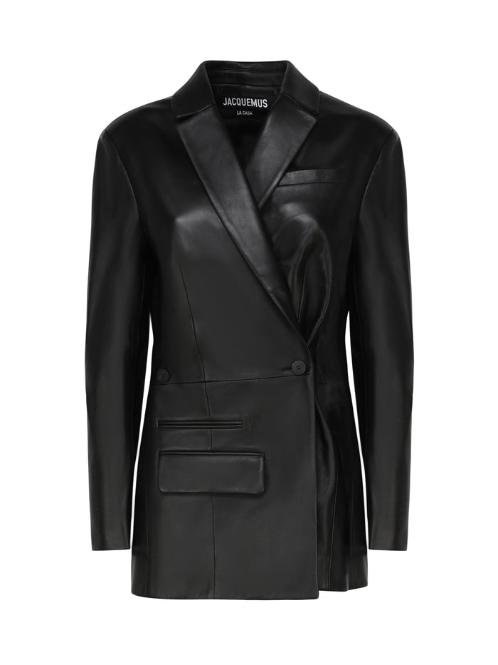 Jacquemus Jackets Black Calfskin