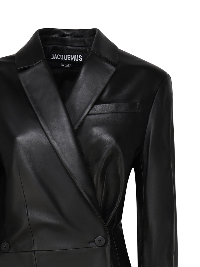 Jacquemus Jackets Black Calfskin