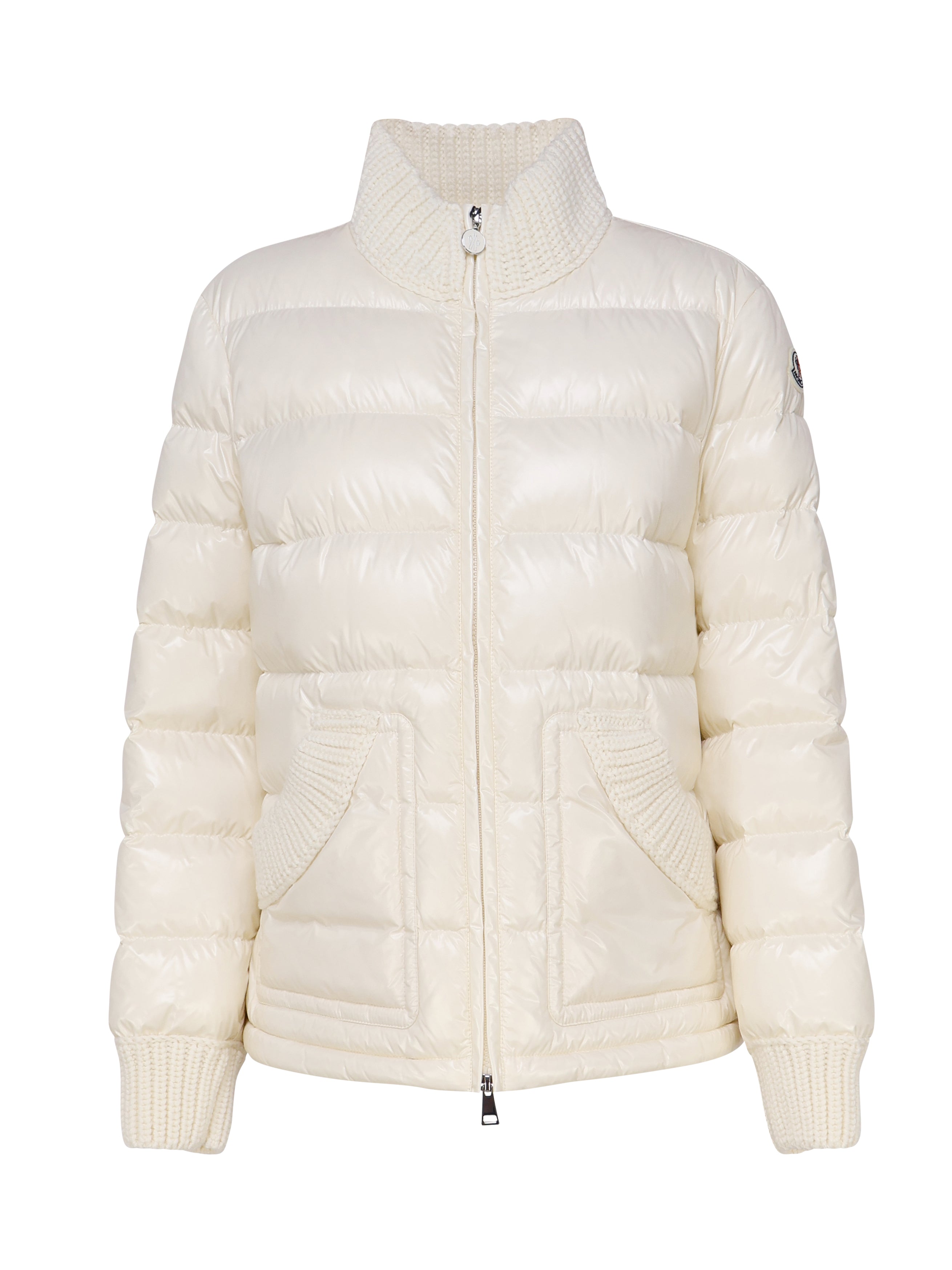Moncler Coats Extra White Outer: Polyamide/nylon