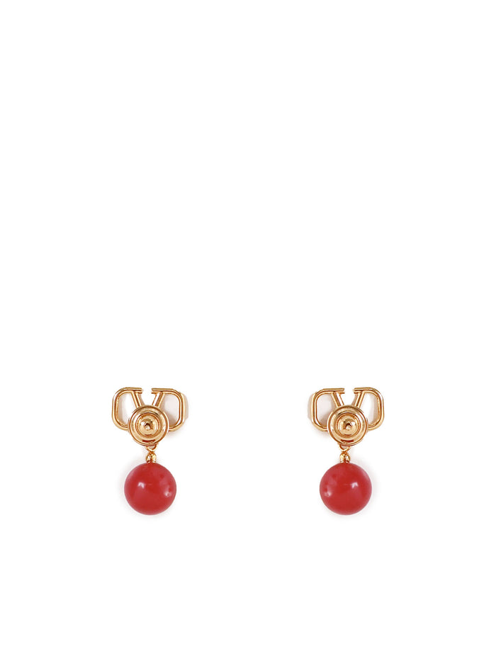 Valentino Garavani Bijoux Oro 18/corallo Brass