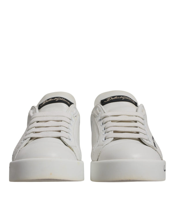 Dolce & Gabbana 100% Calfskin Leather sneaker in white