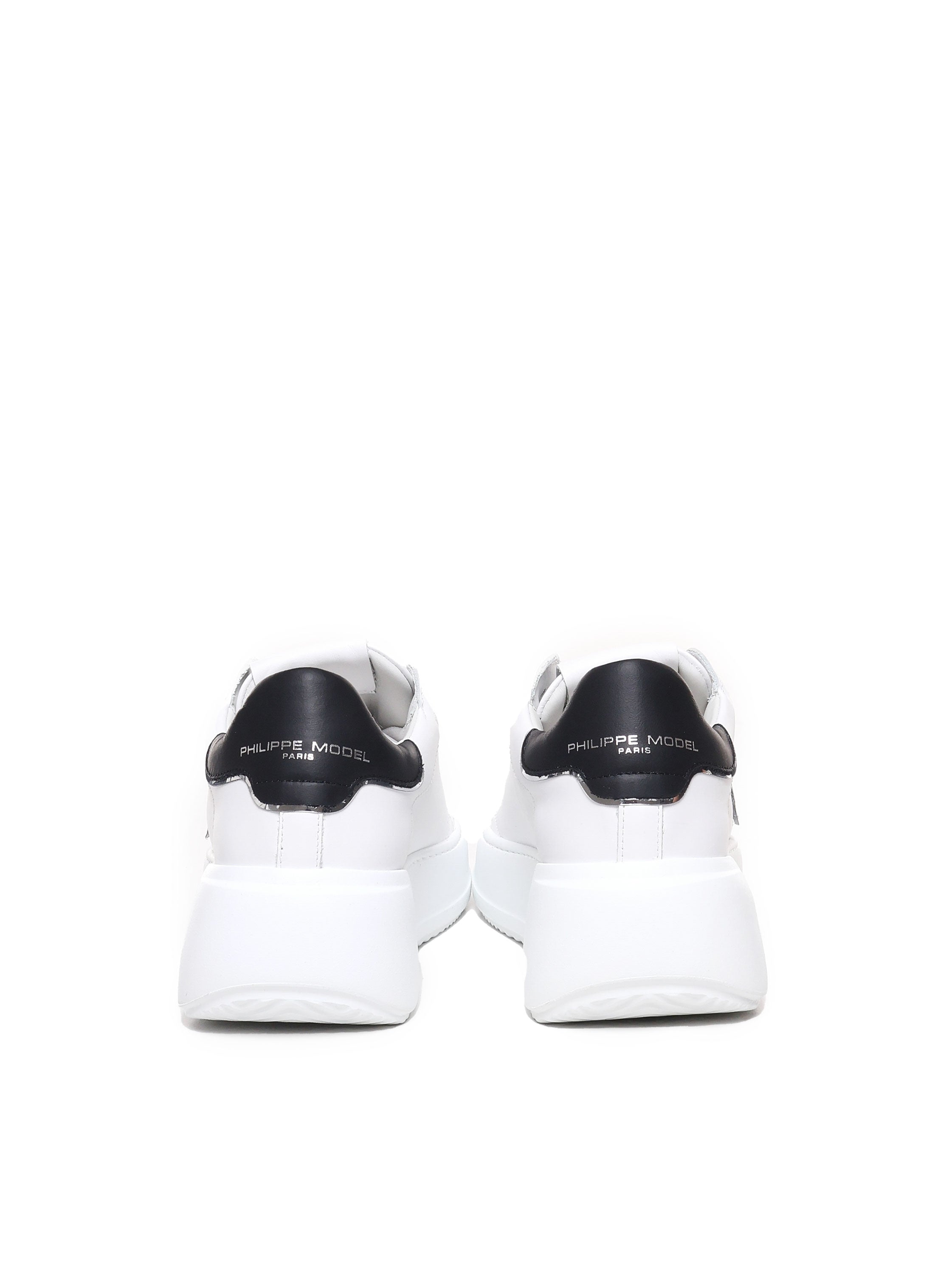Philippe Model Sneakers Veau_blanc Noir Calfskin