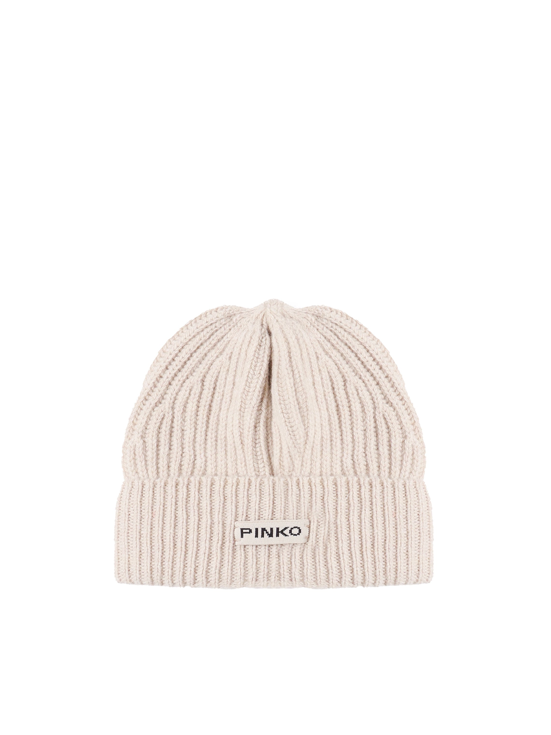 Pinko Hats Beige Wool