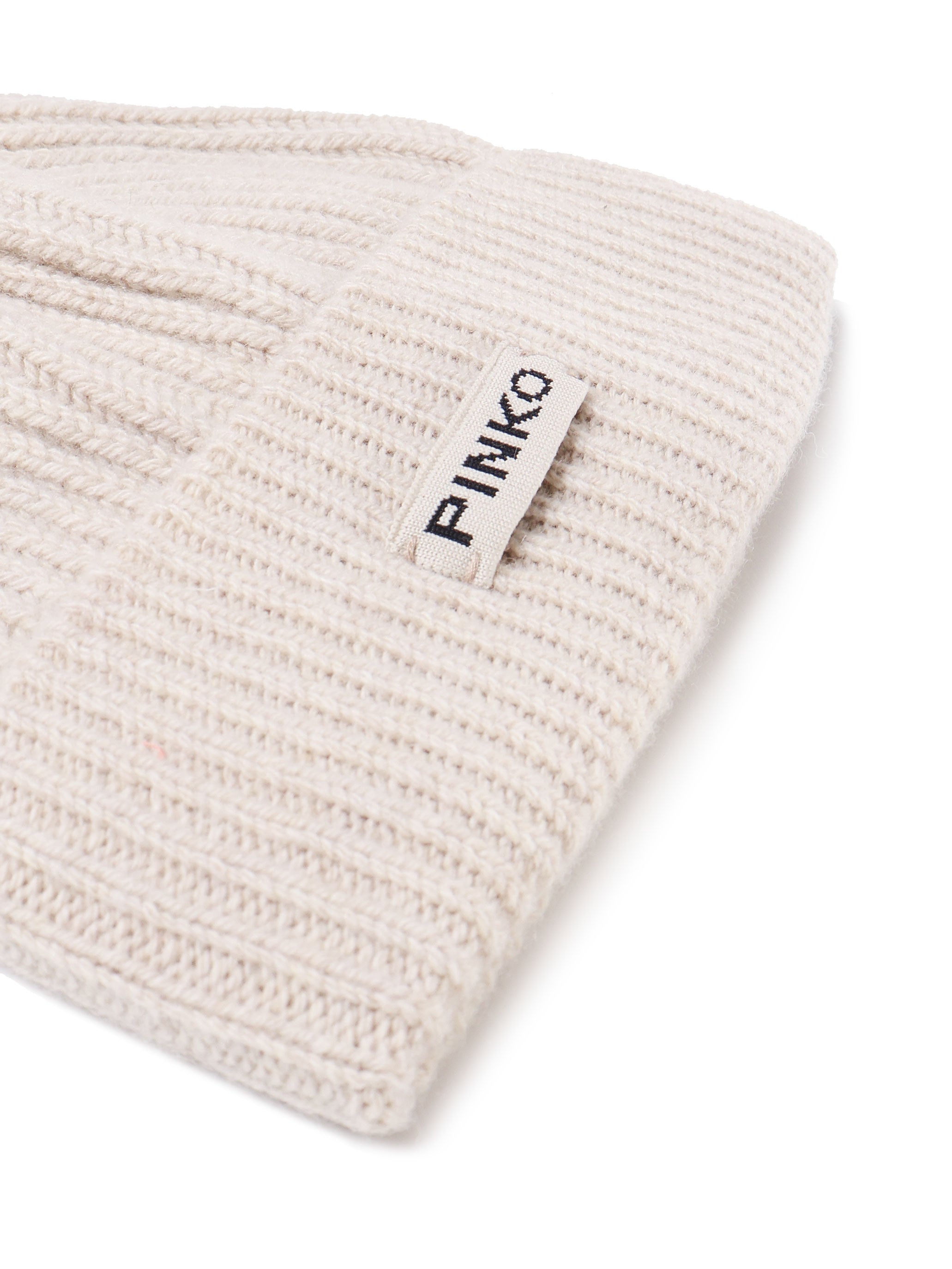 Pinko Hats Beige Wool